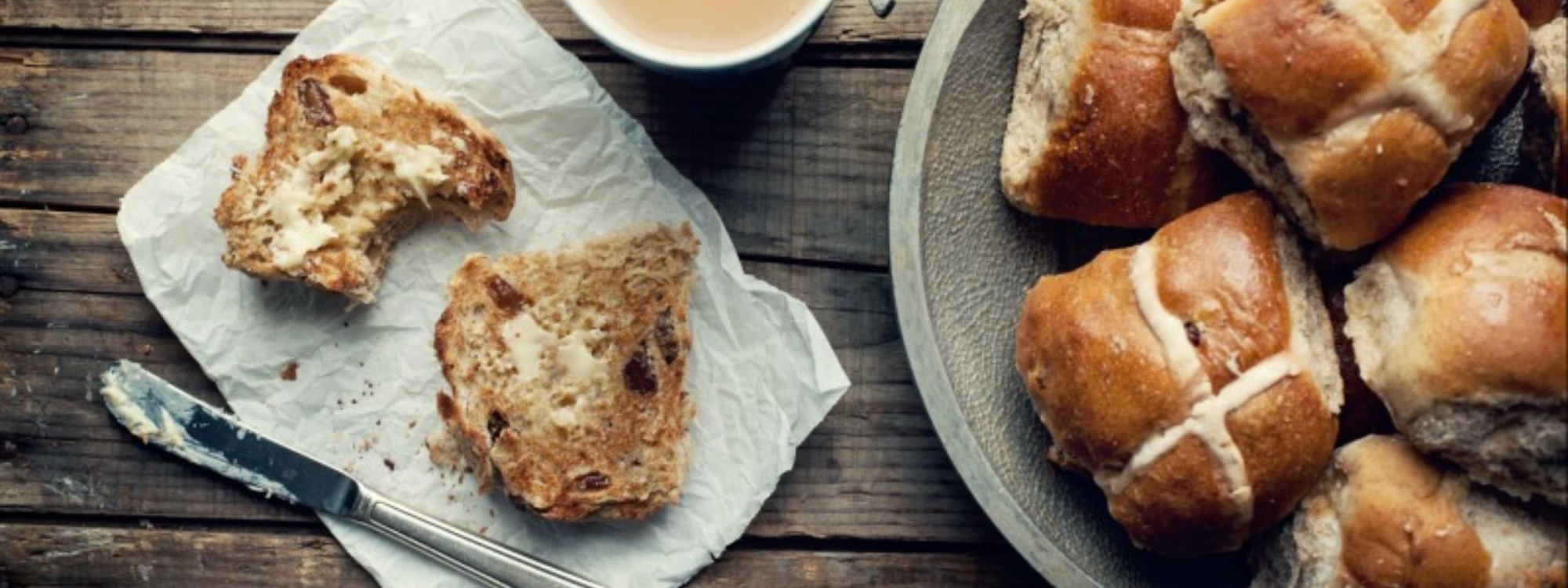 hot cross buns - banner