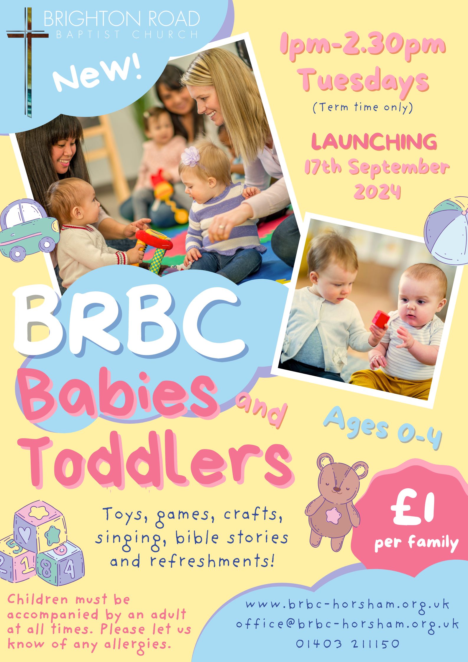 BRBC babies and toddlers